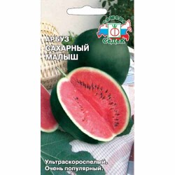 Арбуз Сахарный малыш Седек (40448): купить семена почтой в России | интернет-магазин Беккер
