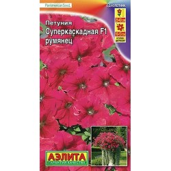 Петуния суперкаскадная румянец F1 Аэлита (40398): купить семена почтой в России | интернет-магазин Беккер