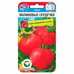 Томат Малиновые сердечки Сибирский сад (40845): купить семена почтой в России | интернет-магазин Беккер