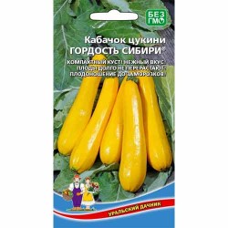 Кабачок цуккини Гордость Сибири Уральский дачник (40654): купить семена почтой в России | интернет-магазин Беккер