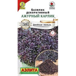 Базилик декоративный Ажурный карлик Аэлита (40290): купить семена почтой в России | интернет-магазин Беккер