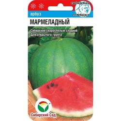 Арбуз Мармеладный Сибирский сад (94309): купить семена почтой в России | интернет-магазин Беккер