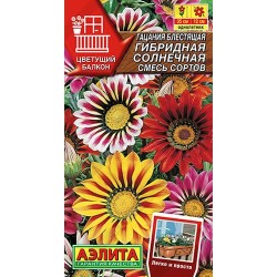 Гацания гибридная Солнечная, смесь окрасок Аэлита (98908): купить семена почтой в России | интернет-магазин Беккер