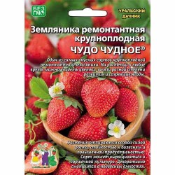 Земляника ремонтантная крупноплодная Чудо чудное Уральский дачник (99261): купить семена почтой в России | интернет-магазин Бекк