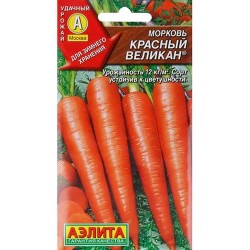 Морковь Красный великан Аэлита (98370): купить семена почтой в России | интернет-магазин Беккер