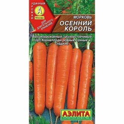 Морковь Осенний король Аэлита (40110): купить семена почтой в России | интернет-магазин Беккер