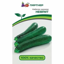 Кабачок цуккини Нефрит Партнер (97265): купить семена почтой в России | интернет-магазин Беккер