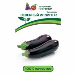 Баклажан Северный Индиго F1 Партнер (81002): купить семена почтой в России | интернет-магазин Беккер