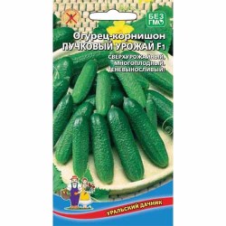 Огурец корнишон Пучковый урожай F1 Уральский дачник (74198): купить семена почтой в России | интернет-магазин Беккер