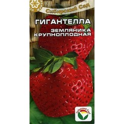Земляника (крупноплодная) Гигантелла Сибирский сад (65231): купить семена почтой в России | интернет-магазин Беккер
