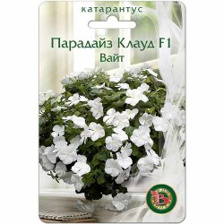 Катарантус (винка) Парадайз Клауд вайт F1 Биотехника (40424): купить семена почтой в России | интернет-магазин Беккер