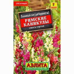 Львиный зев (антирринум) Римские каникулы, смесь окрасок Аэлита (99000): купить семена почтой в России | интернет-магазин Беккер