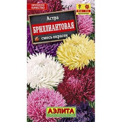 Астра Бриллиантовая, смесь окрасок Аэлита (98825): купить семена почтой в России | интернет-магазин Беккер