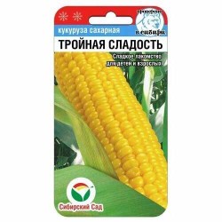 Кукуруза Тройная сладость Сибирский сад (40614): купить семена почтой в России | интернет-магазин Беккер