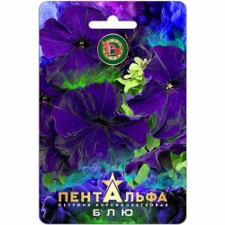 Петуния крупноцветковая Пентальфа Блю F1 Биотехника (40442): купить семена почтой в России | интернет-магазин Беккер